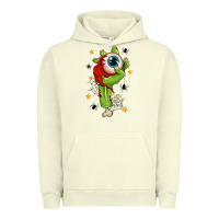 Pigment Pistachio Zombie Hand with Eyeball Urban Hoodie - texasbilliewilder