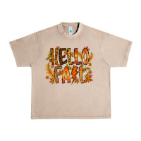 French Oak hello fall Urban Heavy Tee - RacoonDesign