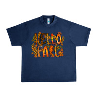 Navy hello fall Urban Heavy Tee - RacoonDesign