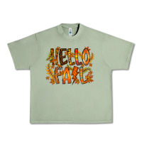 Oil Green hello fall Urban Heavy Tee - RacoonDesign