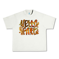 Pistachio hello fall Urban Heavy Tee - RacoonDesign
