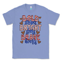 Colony Blue bold stripes bright stars brave hearts Classic Tee - JahusDesignShop