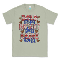 Matcha bold stripes bright stars brave hearts Classic Tee - JahusDesignShop