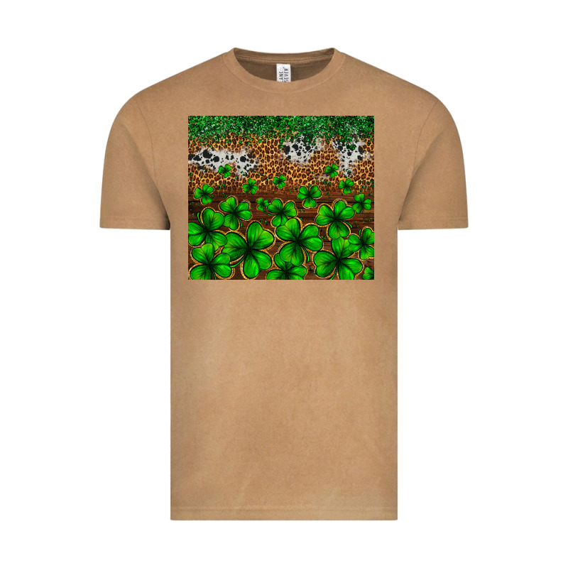 St. Patrick's Day Leopard Cowhide Tumbler Vintage Tee by Neo Western | Teevron