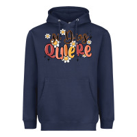 Navy si dios quiere Heavyweight Hoodie - MaliasSmallBusiness