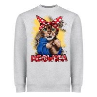 Meowica 4th Of July Heavyweight Sweatshirt | Teevron