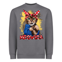 Storm Meowica 4th of july Heavyweight Sweatshirt - CowGirlArtShop
