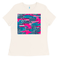 Bone usa flag Ladies Tee - AdoDesignShop