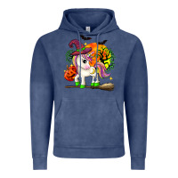 Vintage Denim halloween unicorn Vintage Hoodie - Zillion Design Studio