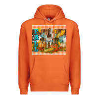 Carrot fall with baby goat Premium Hoodie - LillyAllenDesigns