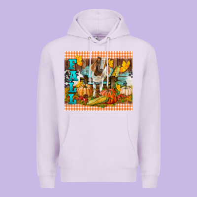 Fall With Baby Goat Premium Hoodie Designed By Lillyallendesigns