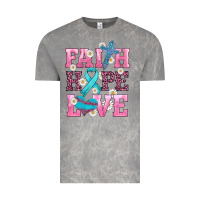 Cloud Rock faith hope love  cross and ribbon Vintage Tee - HRA Design Shop