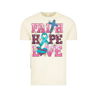 Vintage Arctic faith hope love  cross and ribbon Vintage Tee - HRA Design Shop