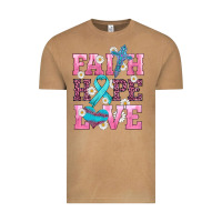 Vintage Camel faith hope love  cross and ribbon Vintage Tee - HRA Design Shop