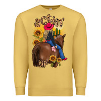 Antique Gold actin up malias Premium Sweatshirt - MaliasSmallBusiness