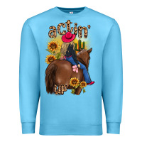 Ocean Blue actin up malias Premium Sweatshirt - MaliasSmallBusiness