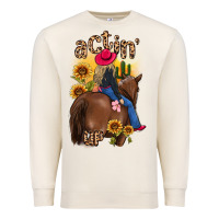 Sandshell actin up malias Premium Sweatshirt - MaliasSmallBusiness