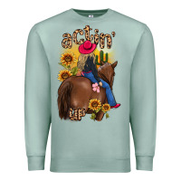 Seafoam actin up malias Premium Sweatshirt - MaliasSmallBusiness