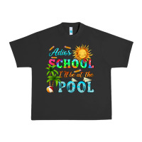 Pigment Black adios school i ll be at the pool Urban Heavy Tee - HRA Design Shop