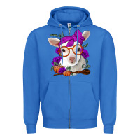 True Royal Cute baby lamb halloween Zipper Hoodie - Jasminsmagicworld