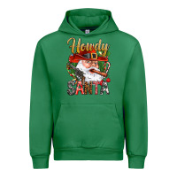 Emerald Howdy Santa Urban Hoodie - NancyCooperArtShop