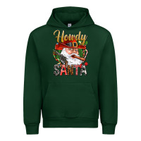 Forest Green Howdy Santa Urban Hoodie - NancyCooperArtShop