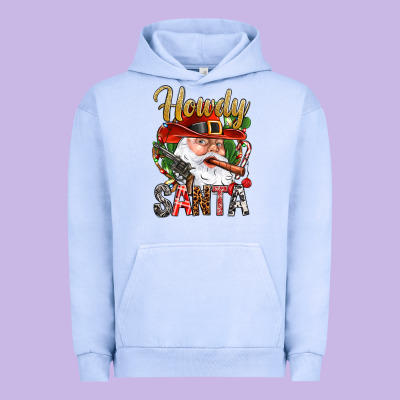 Howdy Santa Urban Hoodie Designed By Nancycooperartshop