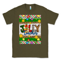 Army Green Christmas jolly teacher Classic Tee - Artiststas
