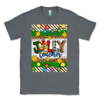 Charcoal Heather Christmas jolly teacher Classic Tee - Artiststas