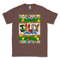 Chestnut Christmas jolly teacher Classic Tee - Artiststas