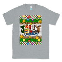 Heather Grey Christmas jolly teacher Classic Tee - Artiststas