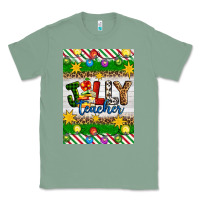 Sage Christmas jolly teacher Classic Tee - Artiststas