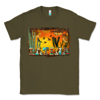 Army Green western latina Classic Tee - BundleAndBundleShop