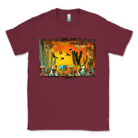 Burgundy western latina Classic Tee - BundleAndBundleShop