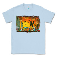 Dusty Blue western latina Classic Tee - BundleAndBundleShop