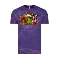 Cloud Purple joy afro gnomes Vintage Tee - FaDigitalArtStudio