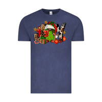Vintage Denim joy afro gnomes Vintage Tee - FaDigitalArtStudio