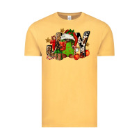 Vintage Mustard joy afro gnomes Vintage Tee - FaDigitalArtStudio