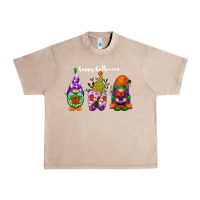 French Oak happy halloween gnomes white Urban Heavy Tee - RacoonDesign