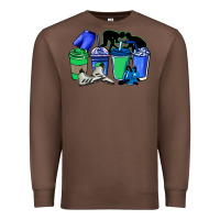 Chestnut wrestling coffee cups Premium Sweatshirt - NancyCooperArtShop