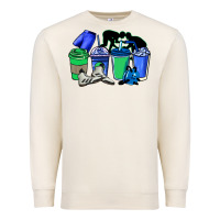 Sandshell wrestling coffee cups Premium Sweatshirt - NancyCooperArtShop