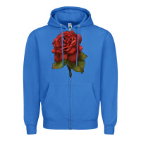 True Royal Oklahoma Rose Illustrations Zipper Hoodie - LillyAllenDesigns