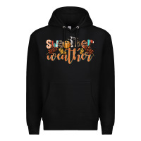 Black Sweather Weather Premium Hoodie - LillyAllenDesigns