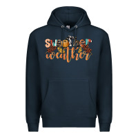 Navy Sweather Weather Premium Hoodie - LillyAllenDesigns