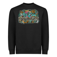 Black hot mom summer Heavyweight Sweatshirt - SublimationCraftShop
