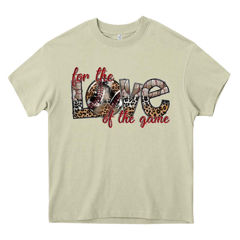 For The Love Of The Game Heavy Core Tee by SublimationCraftShop | Teevron