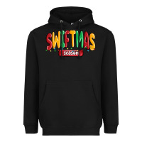 Black swiftmas season Heavyweight Hoodie - MaliasSmallBusiness