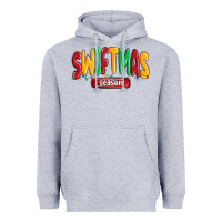 Heather Grey swiftmas season Heavyweight Hoodie - MaliasSmallBusiness