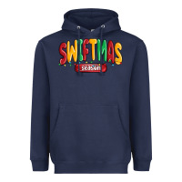 Navy swiftmas season Heavyweight Hoodie - MaliasSmallBusiness