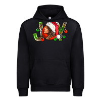 Black Joy with woman Urban Hoodie - NancyCooperArtShop